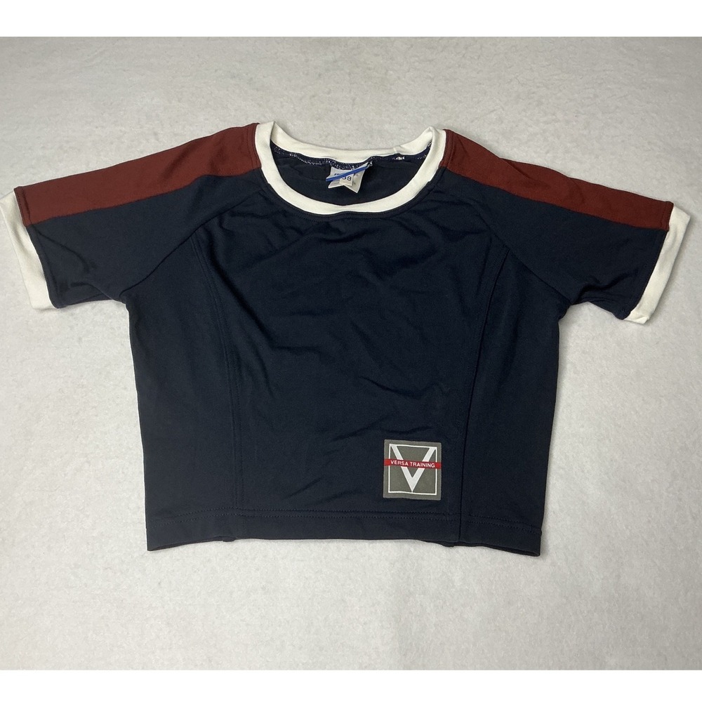 Vintage 90s Reebok Versa Training Crop Top Lycra Women's Size 38 Medium
